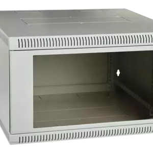 Шкаф телекоммуникационный настенный сварной 19”,12U(600x500), ШТ-НСс-12U-600-500-С дверь стекло ССД