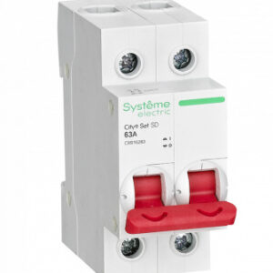 Выключатель нагрузки 2P 63А 400В, City9, Systeme Electric