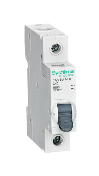 Автоматический выключатель 1P 40А С 6kA 230В, City9, Systeme Electric