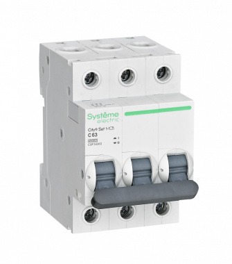Автоматический выключатель С 63А 3P 4.5kA 400В, City9, Systeme Electric