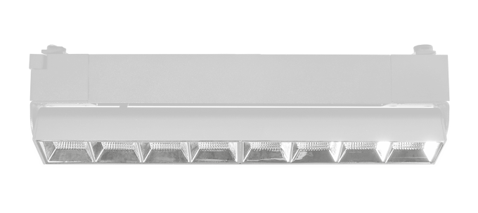 Светильник трековый Jazzway PTR 2120R 20w 4000K 60° WH (белый) 270мм IP40
