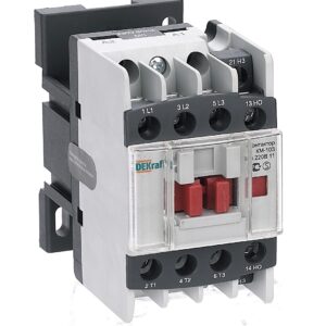 Контактор 9А 220В АС3 1НО+1НЗ КМ-103 DEKraft (1/3) (СТАРЫЙ АРТИКУЛ)