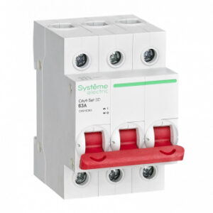 Выключатель нагрузки 3P 63А 400В, City9, Systeme Electric