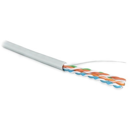 Кабель витая пара неэкранированная Hyperline UUTP4-C5E-S24-IN-PVC-GY-305