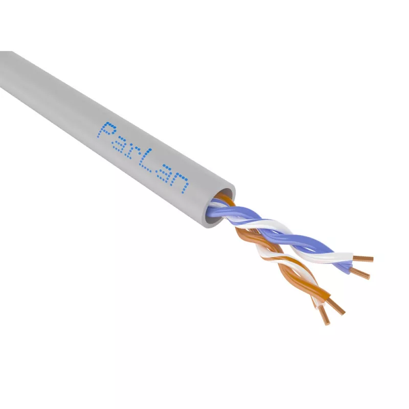 Кабель витая пара ParLan U/UTP Cat5e PVC 2х2х0,52