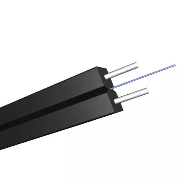 Кабель оптический FTTH 1 волокно G657A1. усилен стеклопрутками 1 км
