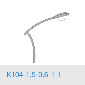 Кронштейн К104-1,5-0,6-1-1