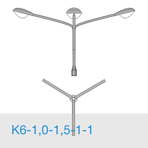 Кронштейн К6-1,0-1,5-1-1