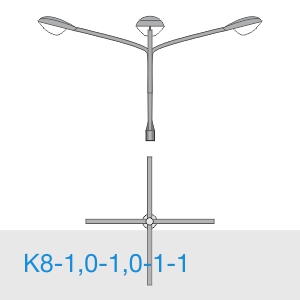 Кронштейн К8-1,0-1,0-1-1