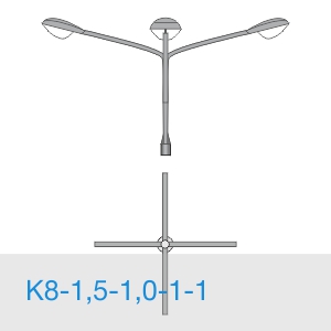 Кронштейн К8-1,5-1,0-1-1